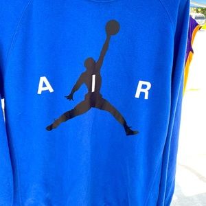Men’s Blue Jordan Sweatshirt - large